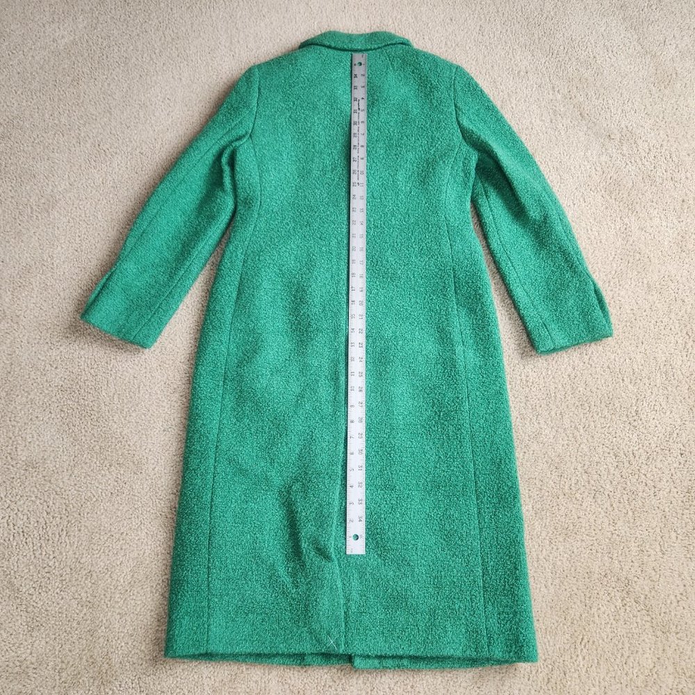 WANTED/SALE 00 A-line topcoat in Italian wool-bouclé blend - Picture 9 of 15